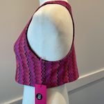 Terez  Duo Knit Magenta Zig Zag sports  Bra NWT Photo 4
