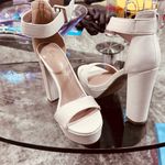 Dream Paris DREAM PAIRS White High Heel Platform Sandals Photo 1