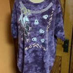 Vtg 90s Native American Tie Dye T shirt Purple Size XL Photo 7
