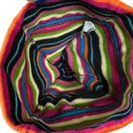 None Rainbow striped fleece hat with pom pom Photo 7