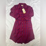 Mata Traders Sabrina Shirtdress | XS NWT Pink Photo 5