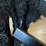 Khombu Nordic 2 women’s black suede leather winter snow boots size 7M Photo 4