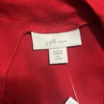 J.Jill Ponte Dress SzMP True Red Bell Sleeves Side Pockets Career Special Events Photo 4