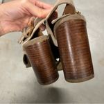 Tommy Hilfiger Peppy Peeptoe Ankle Booties in Tan Beige Size 6 EUC Photo 3