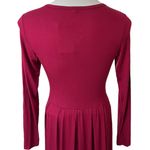 Auselily NWT,  Long Sleeve Pleated Loose Swing Casual Dress with Pockets Photo 8