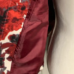 Talbots ‎ red floral crop blazer 16 Photo 5