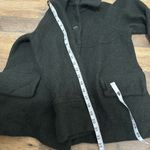 Sandro  Black Pea Coat with Button Detail Photo 7