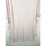 Honeydew Good Times Pink White Striped Sleep Shirt Short Sleeve Pocket Size L Size L Photo 6