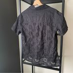 American Eagle NWT Eyelet Button Down Top Photo 1