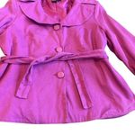 Sandro Sportswear Bold Purple Blazer Button-Down Textured Cotton Size Large Photo 4