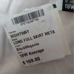 Nightway  Formal Dress NWT Womens 18W NYE Prom HOCO Metallic Pockets Full Maxi Photo 5