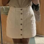 Copper Key White  Jean Skirt Photo 1