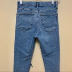 Topshop  Jamie High Rise Skinny Distressed Jeans Size 28 Photo 6