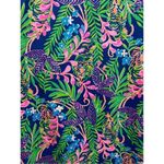 Lilly Pulitzer Margot Print Sleeveless Pima Cotton Borealis Blue Dress XS NEW Photo 6