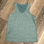 NWOT Real Essentials Sz M Racerback Tank Top Dry Fit Space Dye Green Size M Photo 0