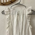 The Kooples  Rent the Runway White Ruffle Heart Embroidered Ruffle Sleeveless Dress 1 Photo 7