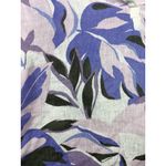 C&C California  Top Womens 1X‎ 100% Linen Floral Print Tunic Tropical Beachy Photo 2