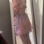 SheIn Mesh Floral Dress Photo 2