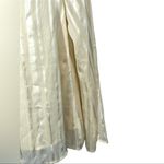 J.O.A. Corset Blouse Cream Metallic Shimmer Long Sleeve NWT size Large Photo 3