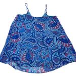 Show Me Your Mumu ‎ Dress Womens Small Blue Circus Mini Floral Paisley Photo 4