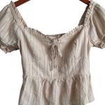 Urban Romantics  Women Cropped Top M Peach Smock Babydoll Coquette Retro‎ Y2K Photo 6