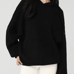 Alo Yoga  Scholar Hooded Sweater Black M Photo 0