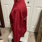 ASICS  Womens Small Red Full ZIP Light Jacket Photo 1