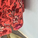 Lands' End  Womens Shift Dress Coral Pink Floral Pockets Tank, Small, NWT Photo 3