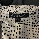 Velvet Heart Spotted Print Button Up Blouse M Photo 6