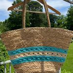 Sun N Sand Straw Tote Beach Bag Photo 1