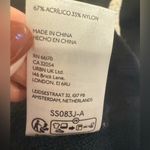 Anthropologie MAEVE Collarless Tipped Knit Jacket size XL Black and Cream Trim Photo 7