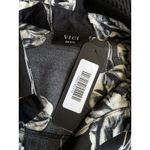 VICI Black/Cream Floral Satin Long Sleeve Button Up Blouse Size Small NWT Photo 4