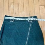 Urban Outfitters Corduroy Asymmetrical Zip Front Mini Skirt - Medium Photo 3