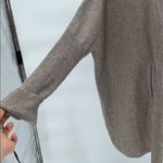 Garnet Hill Wool Cashmere Turtleneck Sweater Dress Taupe Size 8 Photo 6