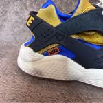 Nike  Air Huarache Women’s Size 9.5 Sneakers Orange Blue Black Gold Retro Shoes Photo 2
