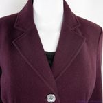 Eddie Bauer New! Wool and Rabbit hair blazer jacket, size S, color burgundy Photo 2