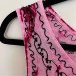 Ingear Vintage tie dye dress beach cover up one size pink Black Photo 5