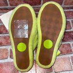 UGG Pre-Owned  Fluff Yeah Slingback Slide Sandal Neon Green Size 8 1095119 Photo 6