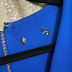 EXPRESS  Royal Blue Zip Back Side Cutout Cocktail Party Mini Dress Small Photo 3