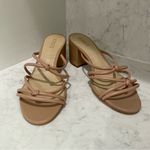 Schutz New! Princey Leather
Knotted Sandal in Beige Block Heel Sz 10.5 $140 Photo 1