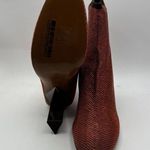 Clergerie "Jany" Stretch Metal Lurex Mesh Mirrored Heel Ankle Boot Sz 10.5 New Photo 6