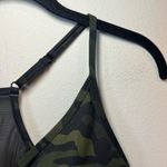 PINK - Victoria's Secret Victorias Secret Pink Women's Ultimate Lightly Lined Sport Bra Camo Green  VS XL Photo 2