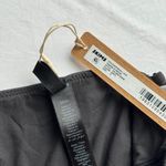 SKIMS  Fits Everybody Lace Triangle Onesie in Onyx, size Small Photo 3