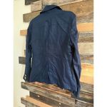 Joie  NWT blue linen button collared jacket blazer size M Photo 1