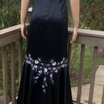 Niki Livas black high low bandeau dress Photo 3