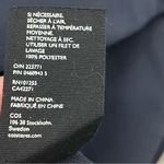 COS  Navy Layered Midi Dress Size 4 Minimalist Modern Workwear Photo 10