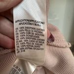 Diesel Vintage  Blush Pink Sheepskin Leather Studded Top Short Sleeve Size Med M Photo 11