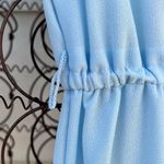 Vintage Jerri Lee New York baby blue crêpe lace bib front prairie dress 11 Size undefined Photo 4