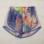 Nike  Dri Fit Rainbow Tie Dye Lavender Athletic Running Jogging Shorts Womens XS Photo 3