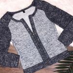 J.Crew  blue tweed zip blazer jacket Photo 0